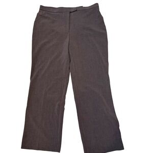NWT Sag Harbor Womans Stretch Hunter Gray Pants Size 14P Career Office Everyday